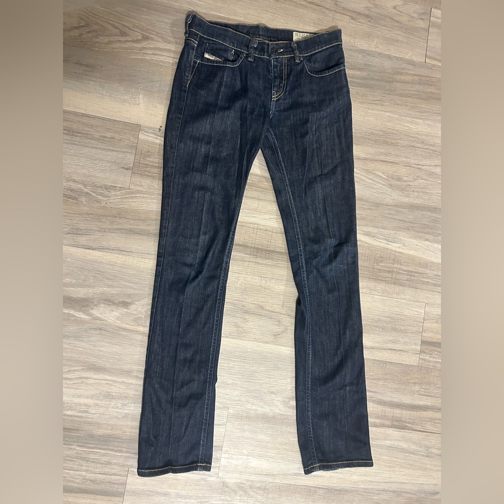 Diesel Women's Dark Indigo Straight Leg Jeans